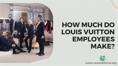 how much do louis vuitton managers make|louis vuitton employee pay.